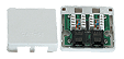 Розетка накладная 2хRJ45, Cat. 5e